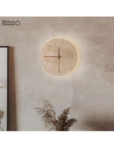 Horloge murale lumineuse en marbre Jusqu'à 80% De Réduction