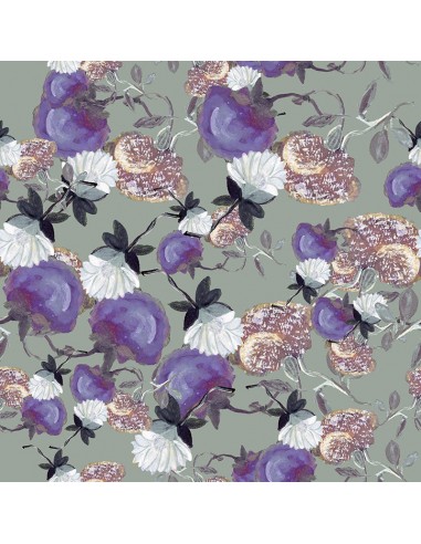 Papier peint floral - Chou Venez acheter