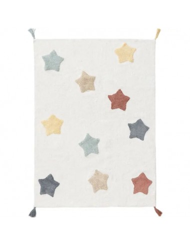 Tapis lavable pour chambre enfant étoiles de France