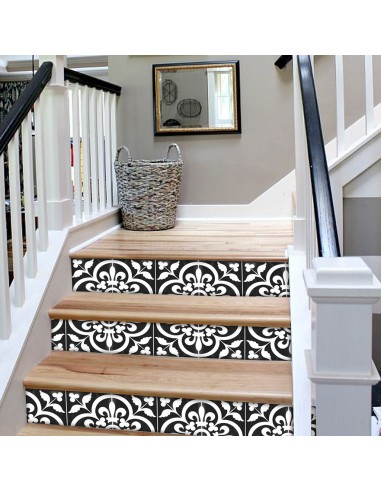 Corona in Black Stair Riser Stickers