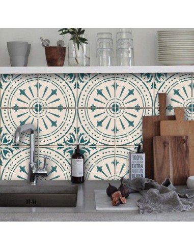 Chiave in Teal Wallpaper