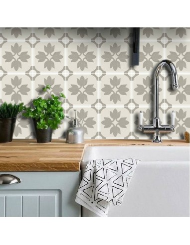 Margot in Taupe Vinyl Tile Sticker