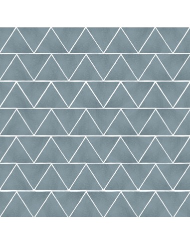 Triangles in Slate Blue Floor Sticker