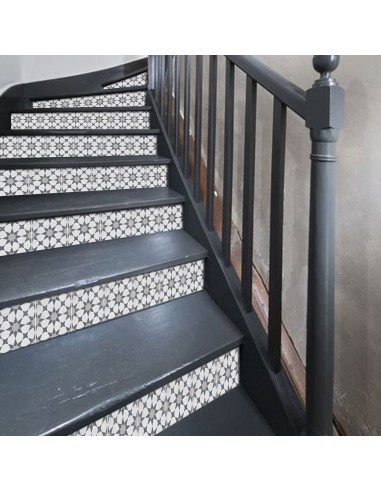 Agadir in Grey Stair Riser Stickers