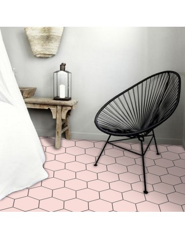 Hexa in Pink Floor Sticker