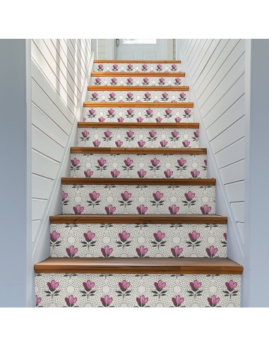 Magnolia Garden Stair Riser Stickers du meilleur 