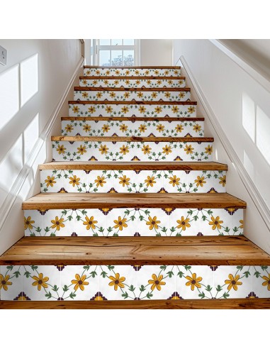 Marigold Field Stair Riser Stickers français